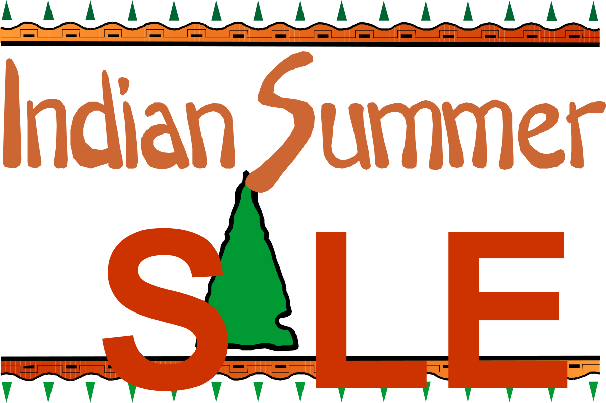 Indian Summer Sale Clipart - Vibrant Seasonal Promotion Graphics