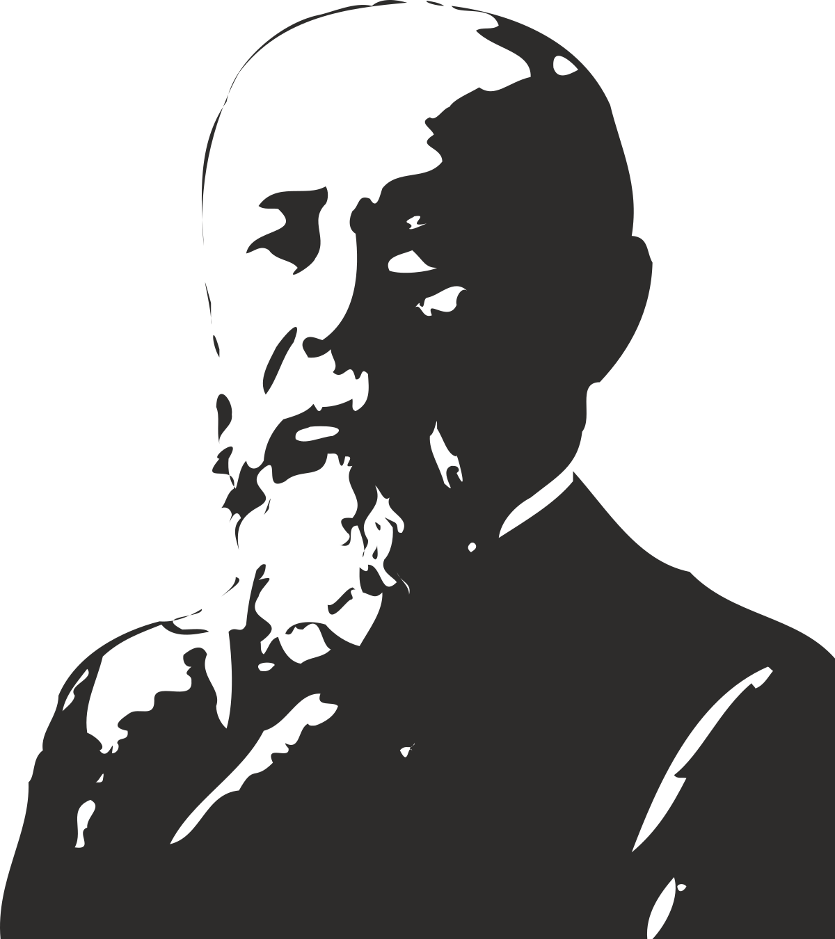 Bearded Man Clipart - Detailed SVG Illustrations for Creative Projects