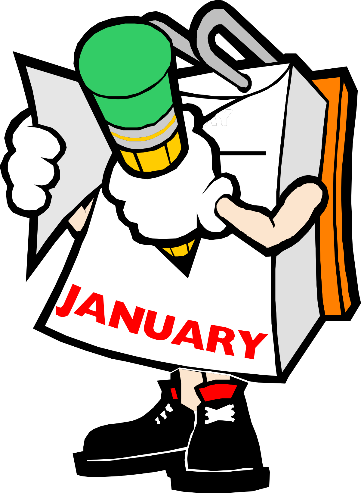 a cartoon character holding a piece of paper clip art png transparent Cartoon Character Holding Paper - Playful Clipart for Your Projects
