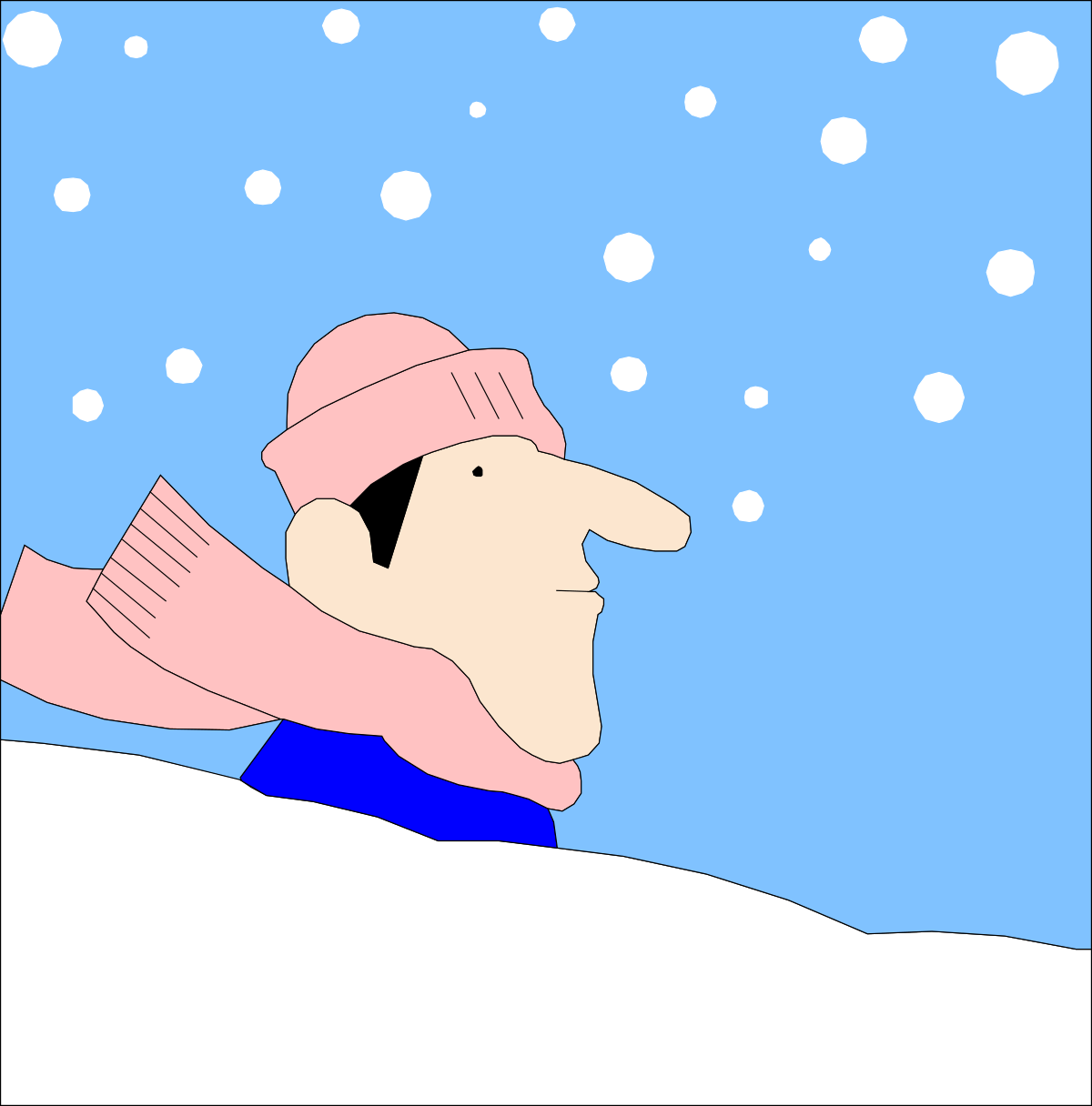 a cartoon character with a pink hat and scarf clip art png transparent Cartoon Character with Pink Hat and Scarf - Fun Clipart for All Your Projects