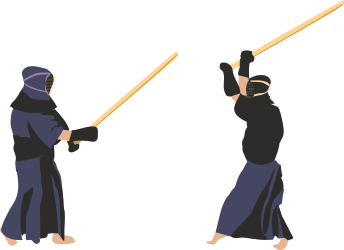 Black Robes Hold Baseball Bat - Dynamic Clipart for Sports Themes