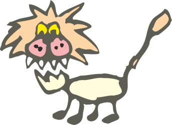 Cartoon Character with Big Mouth and Big Smile - Fun Clipart for Every Project