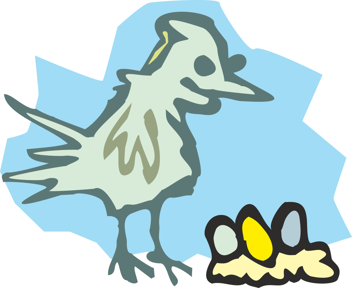 a bird with a yellow egg in its beak clip art png transparent Yellow Egg Bird Clipart: Charming Avian Scene with Egg in Beak
