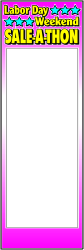 Blank Business Card Clipart: 'My Name is Salon' Elegant Design