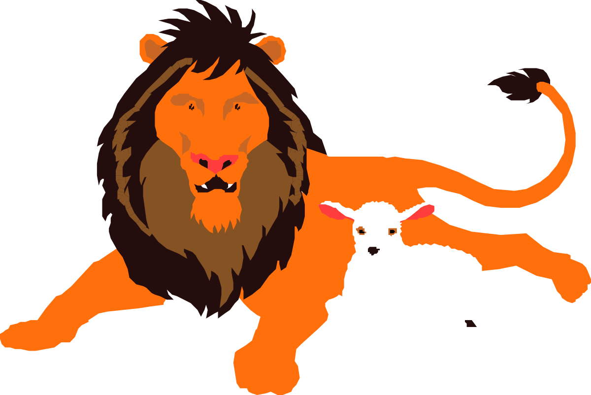 Lion and Lamb Clipart: A Powerful Symbol of Harmony