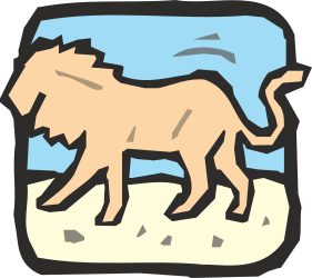 ANIMALS,WILD,LION01 clipart