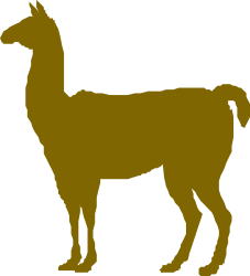 Brown Llama Clipart - Playful and Fun Graphic Illustrations