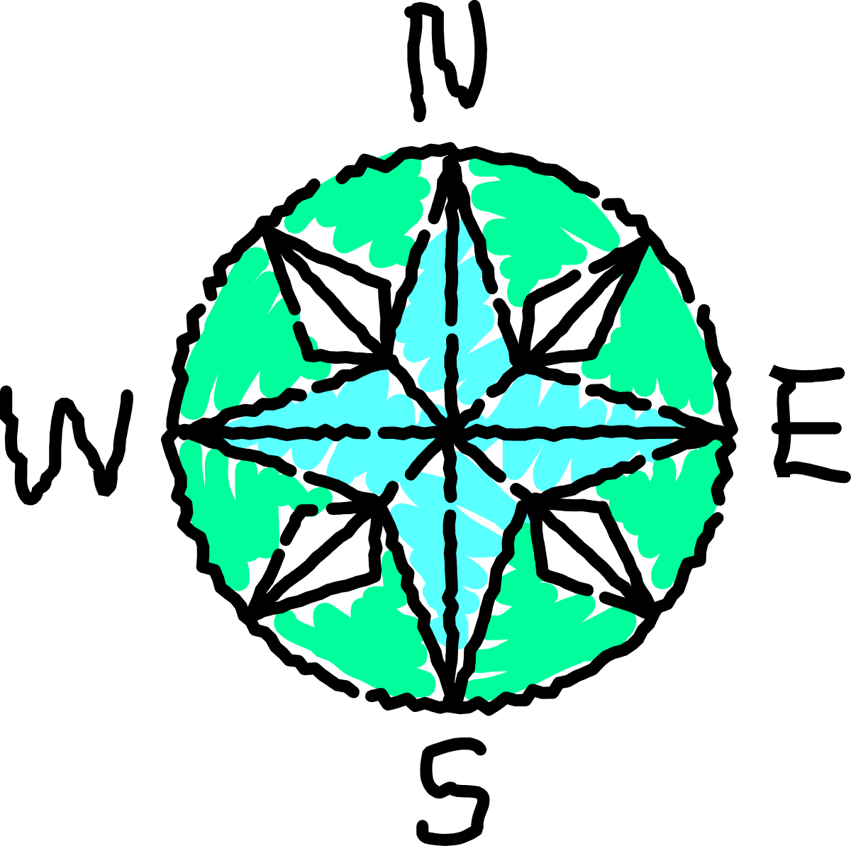 a green and black logo with a circle of leaves clip art png transparent Green and Black Logo with Leaf Circle - Vibrant Eco-Friendly Clipart