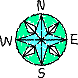 Green and Black Logo with Leaf Circle - Vibrant Eco-Friendly Clipart