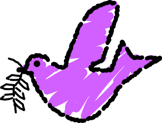 Purple Silhouette of a Skateboarder - Dynamic Clipart for Active Lifestyles