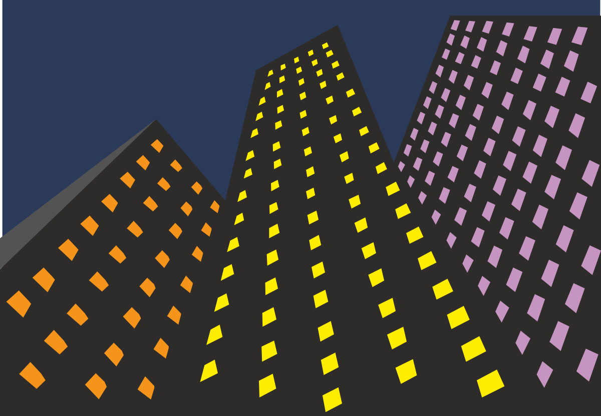 Buildings Clipart Collection: Urban Skyline Illustrations