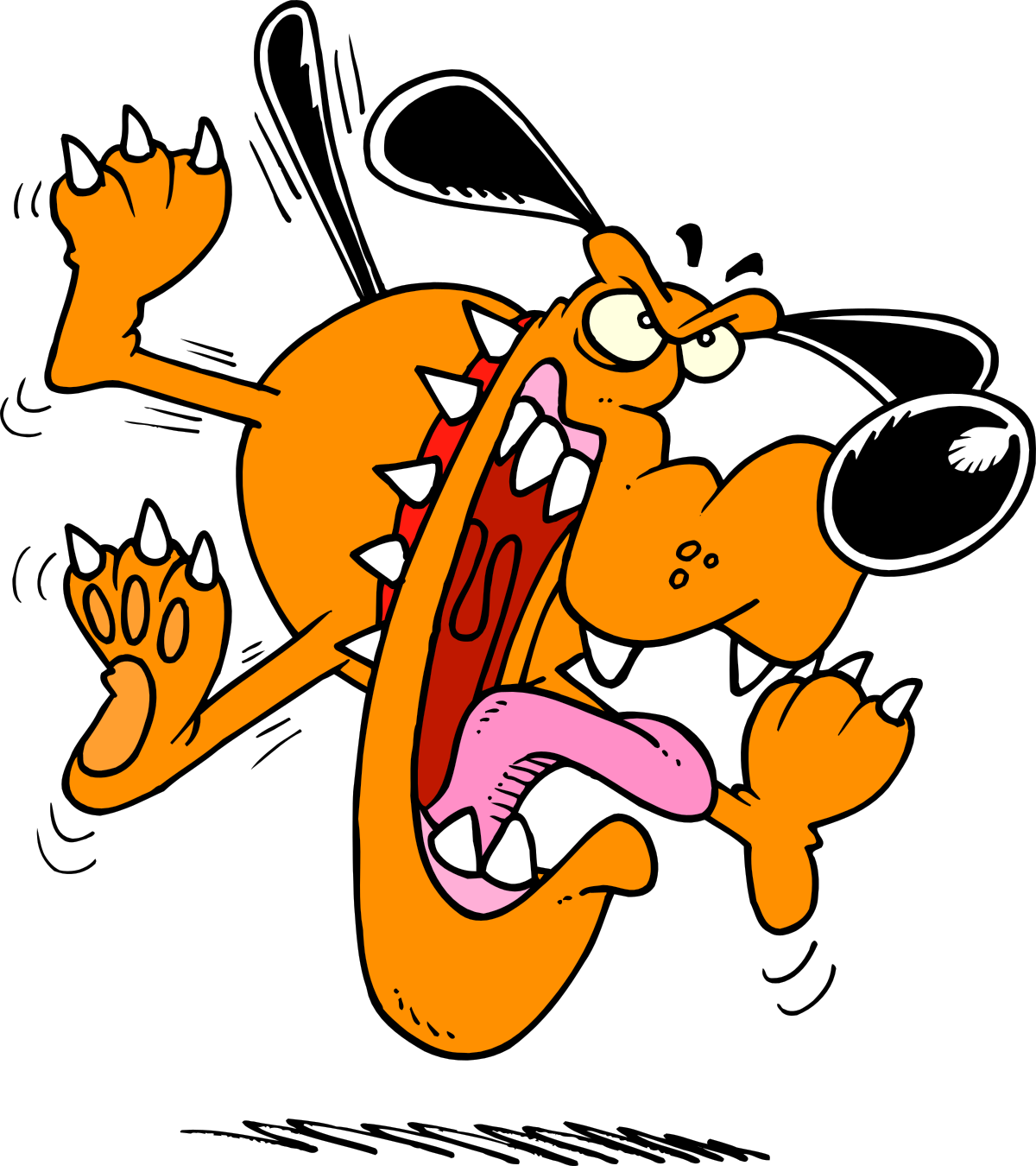 Cartoon Dog with Tennis Racket Clipart - Fun & Playful Illustrations