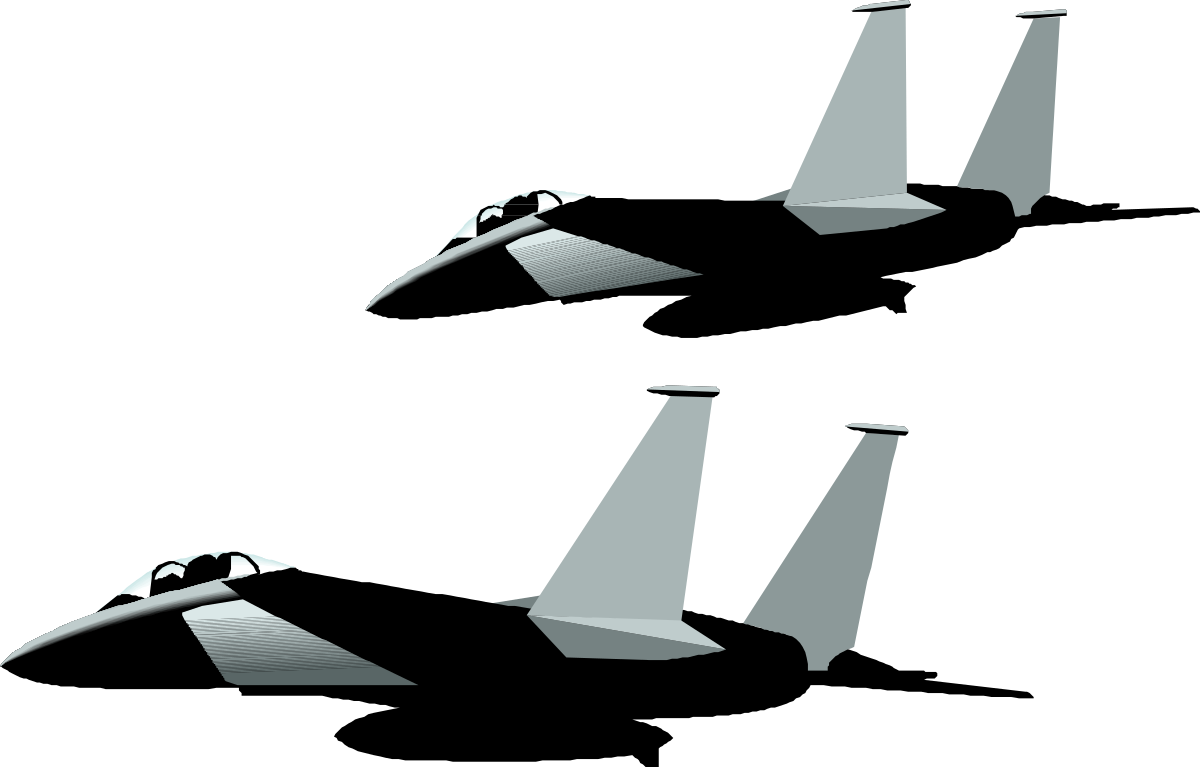 Airplanes Flying in the Sky Clipart for Creative Projects