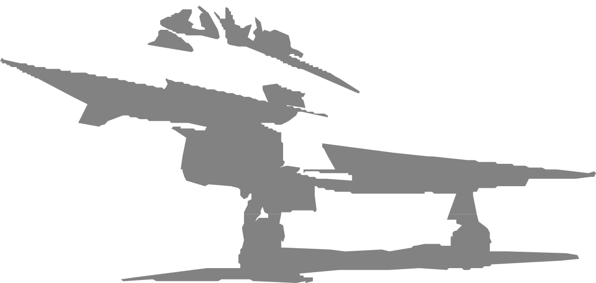 Fighter Jet Silhouette Clipart for Dynamic Designs