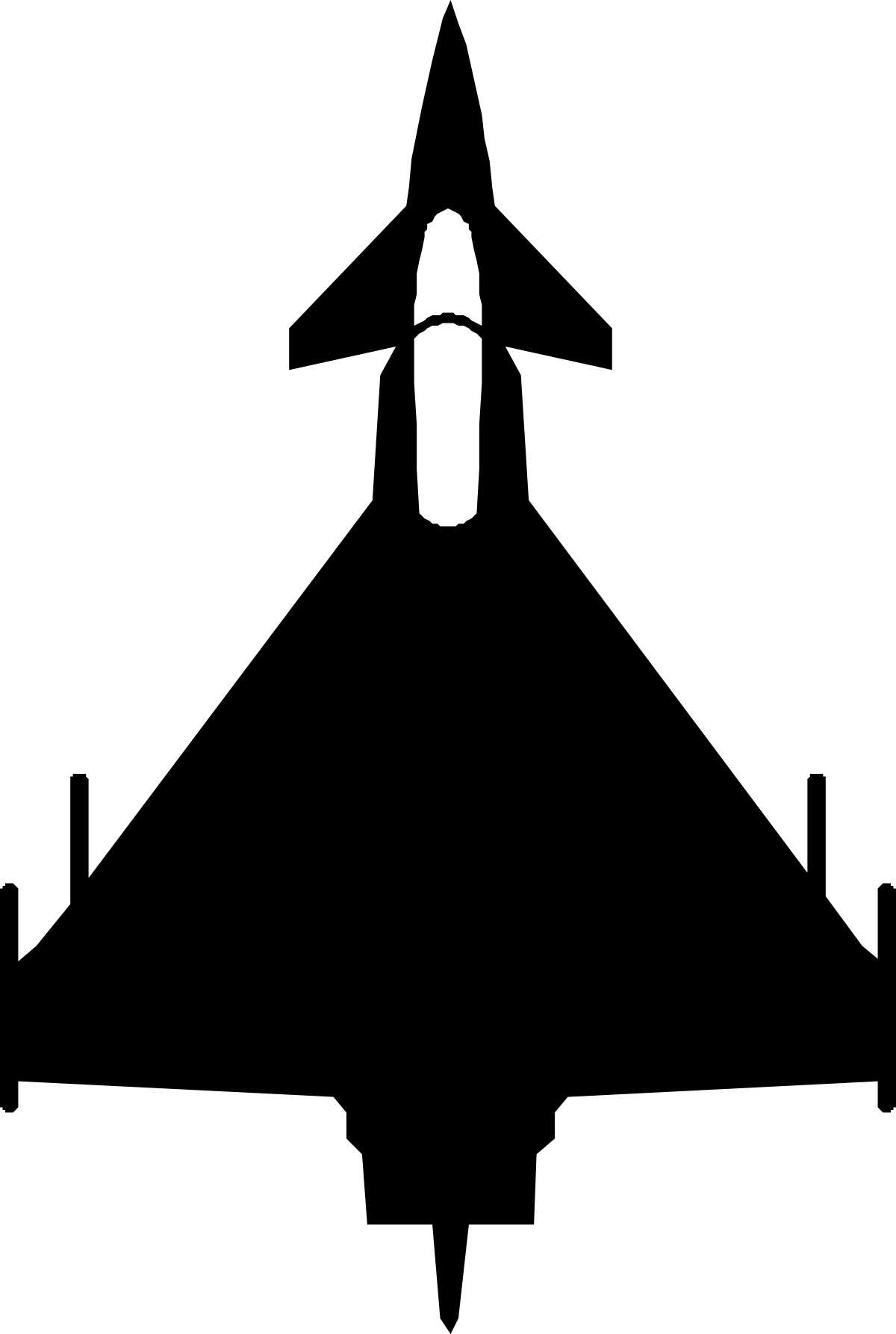 Black and White Person Clipart - Unique White Face Illustration