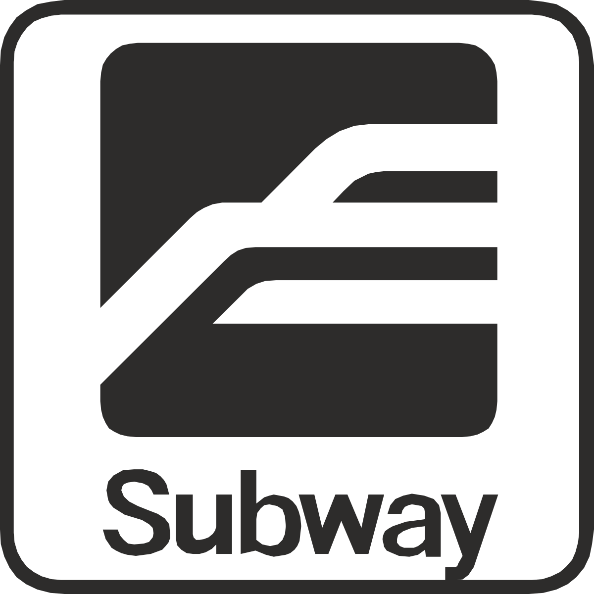 Subway Logo Clipart: Iconic Transportation Symbol for Creative Projects