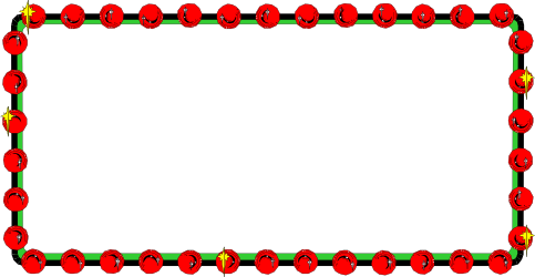 Festive Holiday Borders with Tomato Frame Clipart