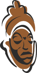 Tuk Tuk Adventure: Black Man Driving Iconic Vehicle Clipart