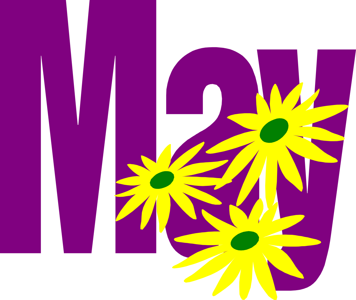 MSW Logo Clipart: Modern Design for Versatile Use