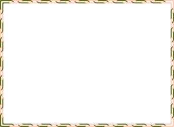 Stunning Green and Black Frame Clipart with Borders
