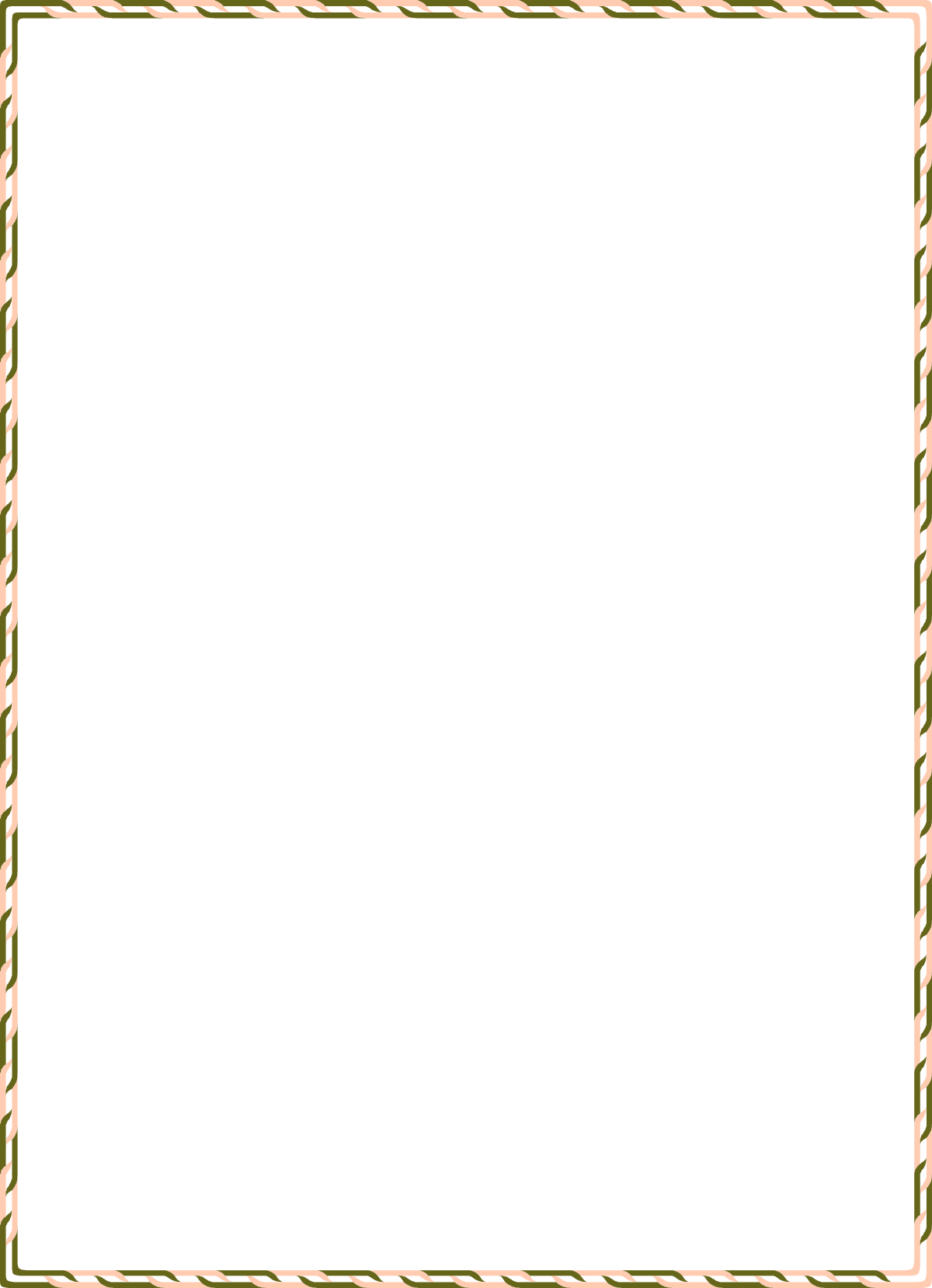 a green and white frame with a border clip art png transparent Green and White Decorative Frame Clipart - Elegant Borders for Creative Projects