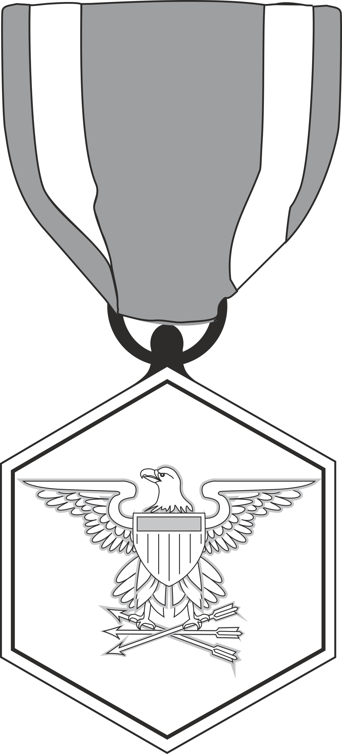 Shield and Eagle Clipart: Bold Black and White Imagery