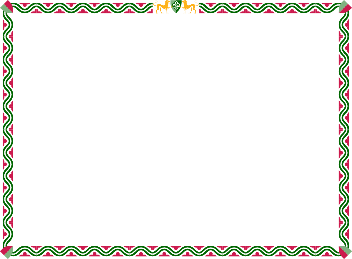 a black background with a green and pink border clip art png transparent Elegant Green and Pink Borders with Black Background Clipart