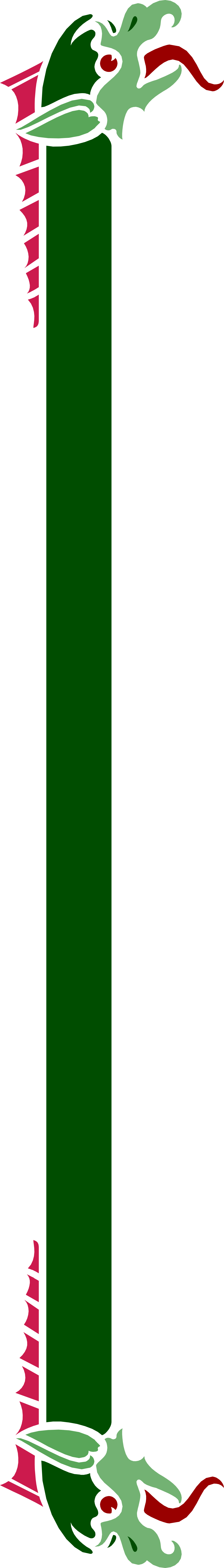 a green and red paint stroke clip art png transparent Green and Red Paint Stroke Clipart - Stylish Borders and Bars