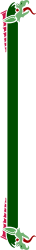 Green and Red Paint Stroke Clipart - Stylish Borders and Bars