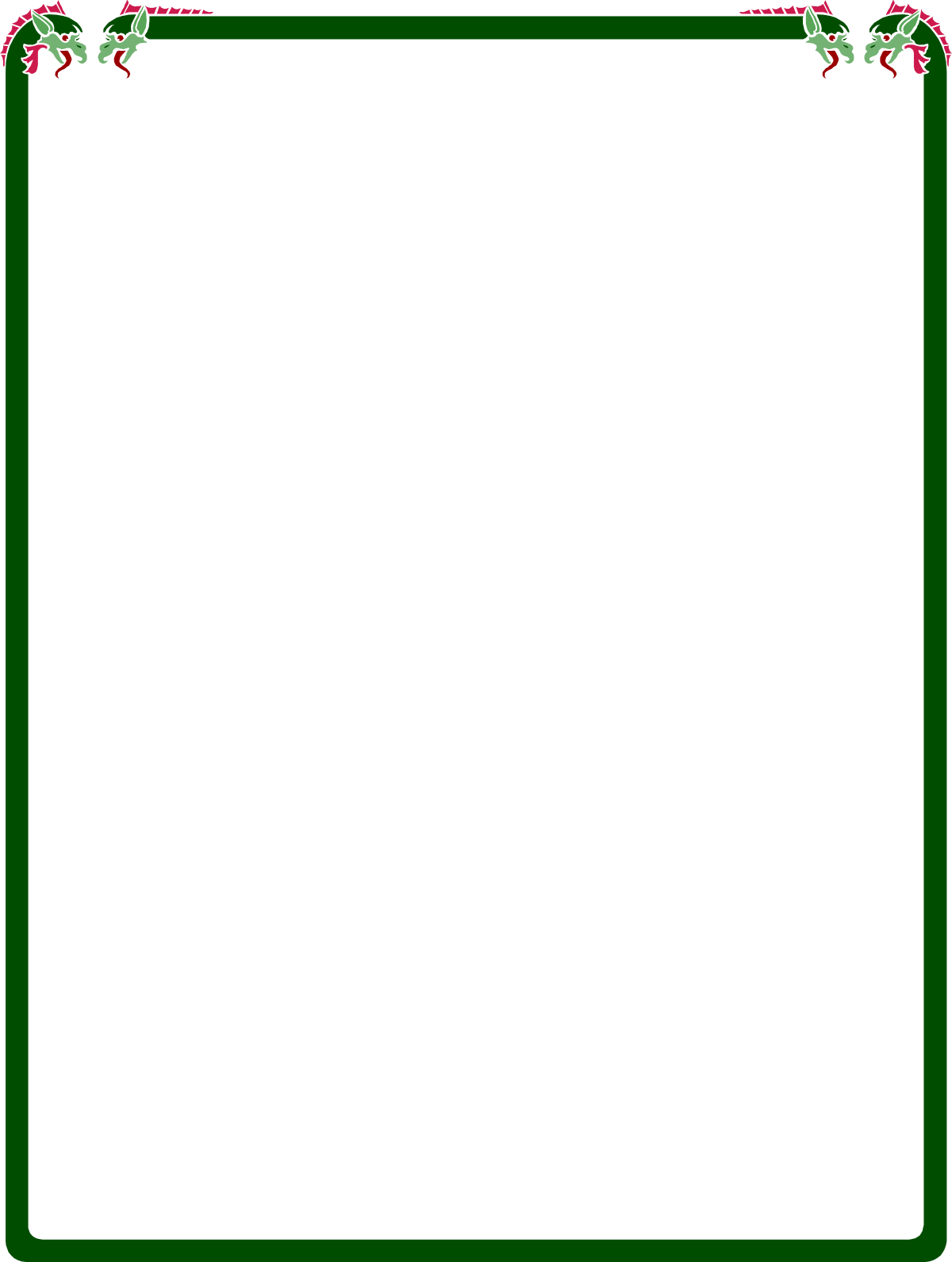 a green frame with holly and berries clip art png transparent Green Holly and Berries Frame Clipart for Festive Designs