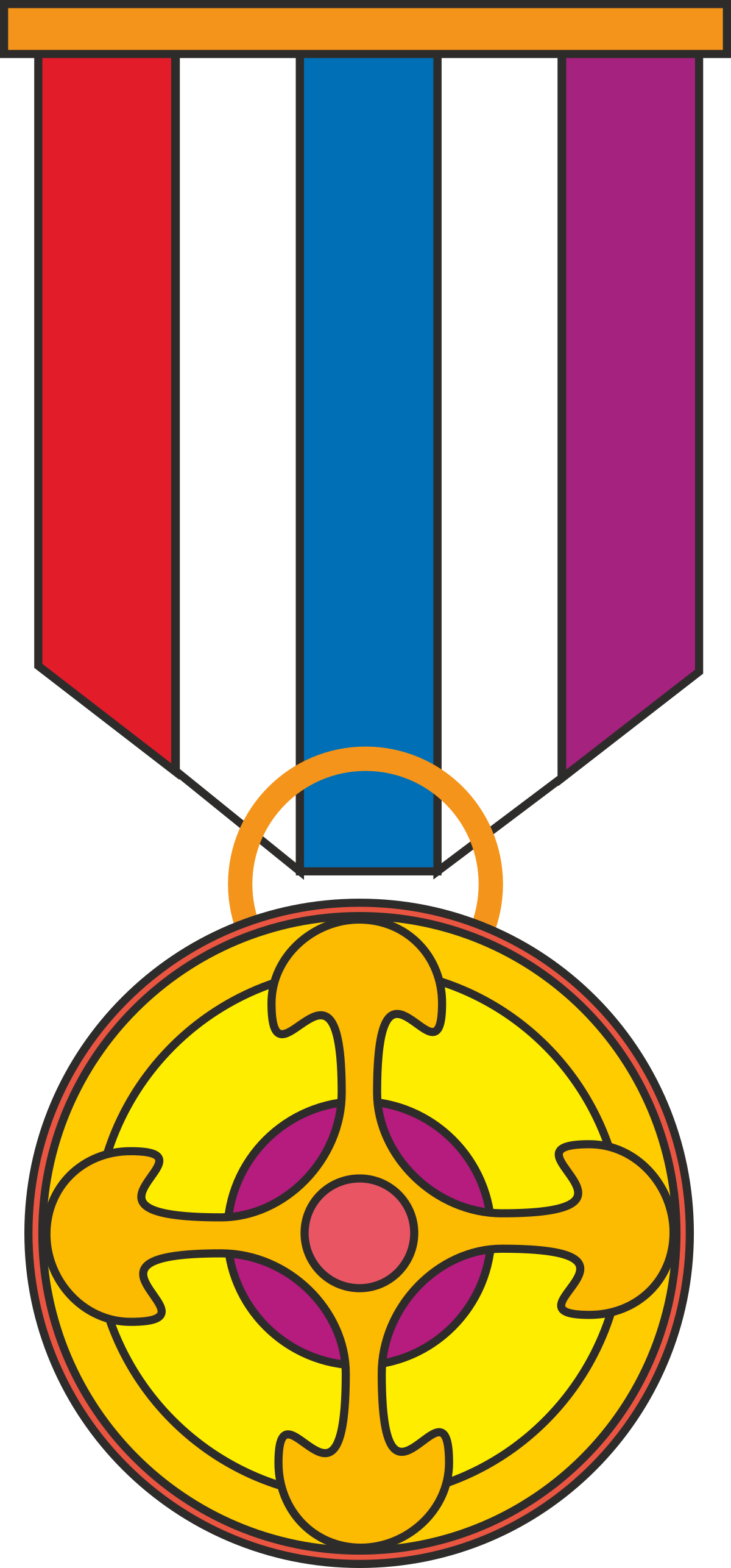 a medal with a medal on top clip art png transparent Medal with Top Medal Clipart - Perfect for Awards and Recognition
