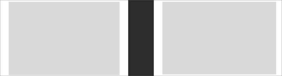 Black and White Photo Frame Clipart with Elegant Border