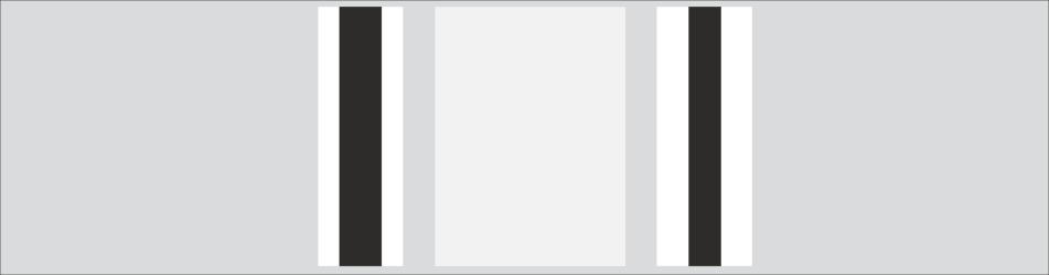 Black and White Door Clipart with Stylish Black Stripe