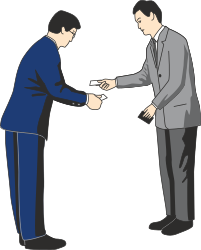 Handshake Clipart: Two Men Shaking Hands in Unity and Collaboration