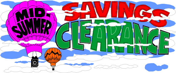 Savings Clearance Clipart Sale: Eye-Catching Savings Iconography