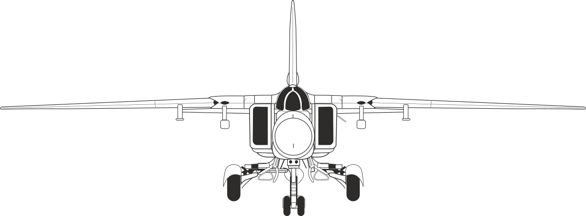 Black and White Airplane Clipart on Dark Background