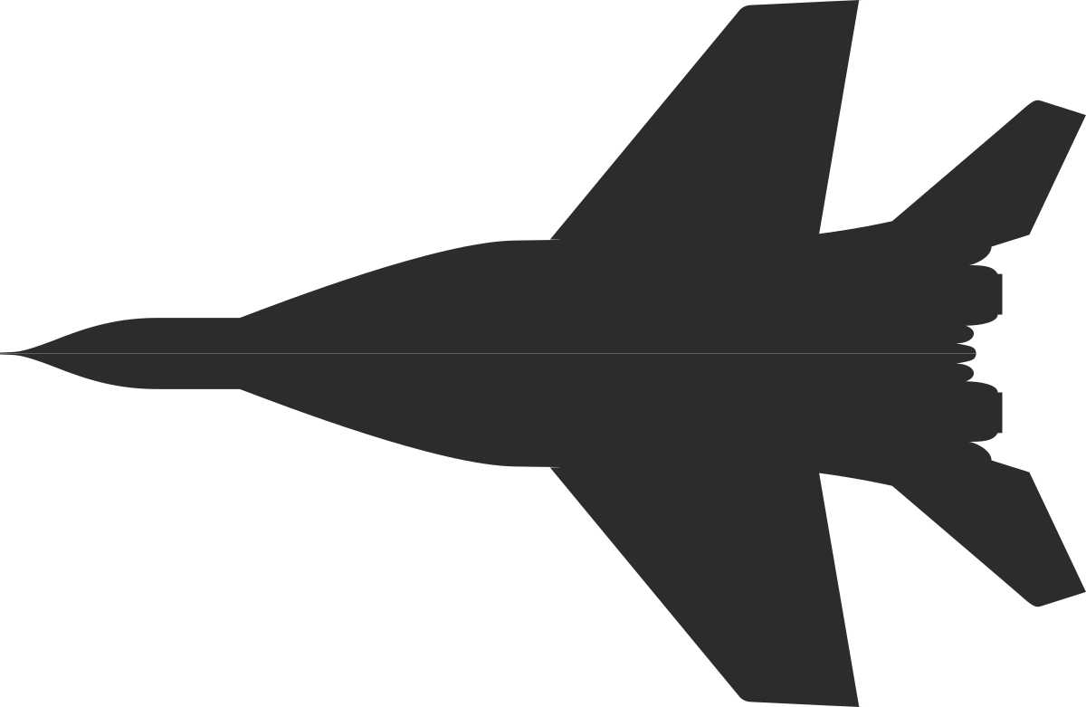 Jet Flying in the Sky Clipart for Dynamic Projects