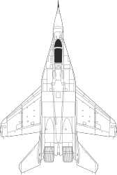 Jet with Side Jet Clipart for Dynamic Designs