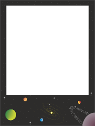 Milky Way Themed Borders and Frames for Dairy Food Clipart