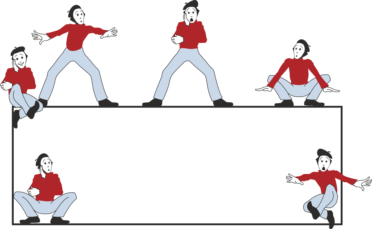 a group of people sitting around a blank sign clip art png transparent Borders and Frames Clipart: Group of People Around a Blank Sign
