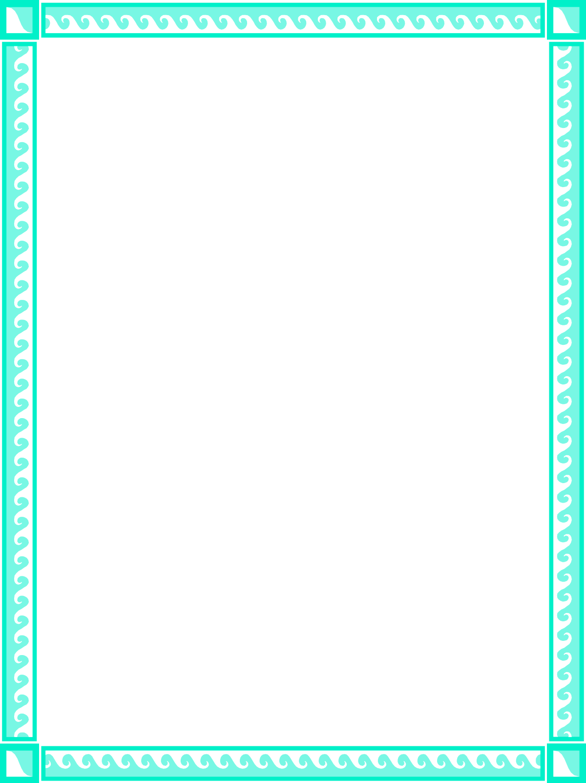 Black and White Decorative Frame Clipart - Elegant Borders for Creative Projects