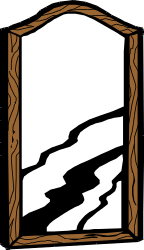 Ocean View Window Clipart: Elegant Borders and Reflections