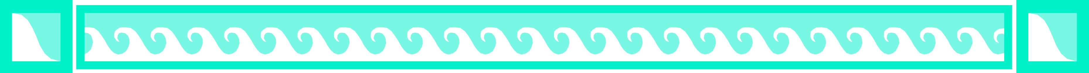 Borders and Bars: Green and White Box Clipart with Stripes