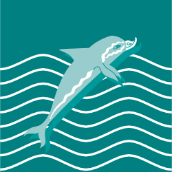 Shark Swimming in the Ocean Clipart: Dynamic Marine Life Illustration