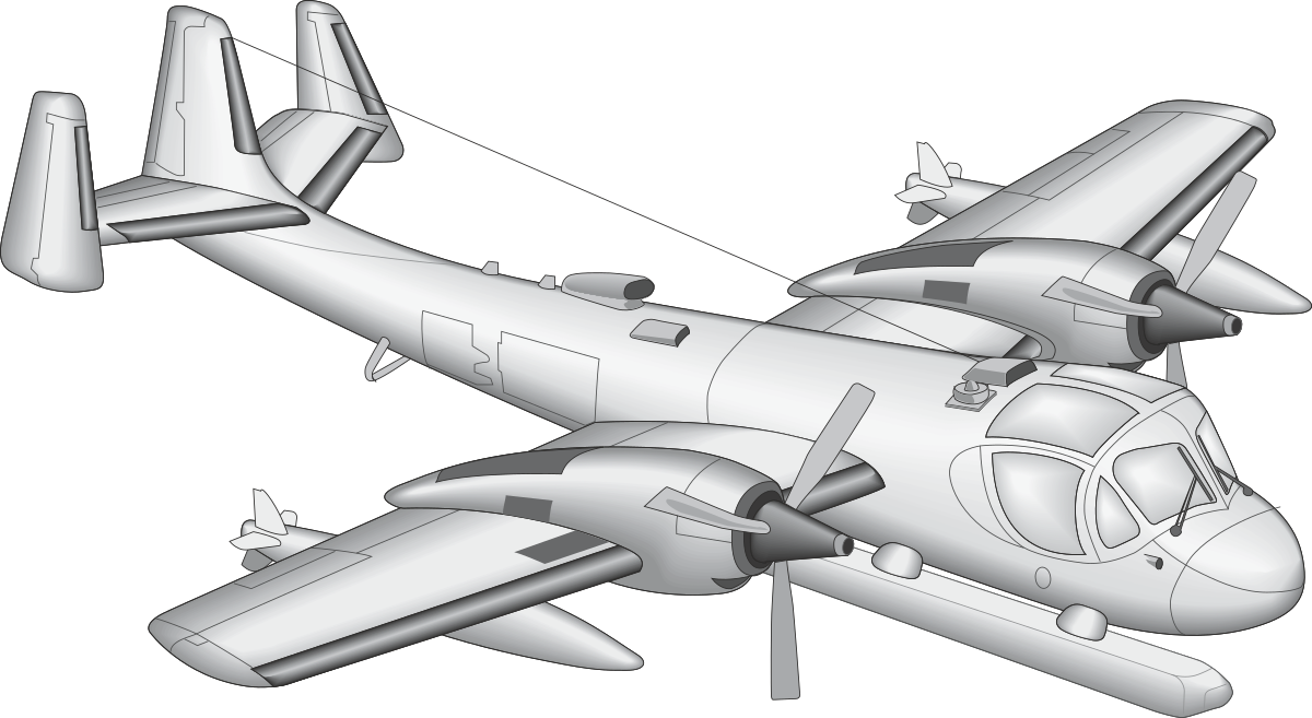 Small Plane with Two Propellers Clipart for Engaging Designs