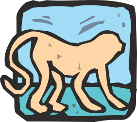 Cartoon Horse Standing on a Rock - Playful Clipart for Creative Projects