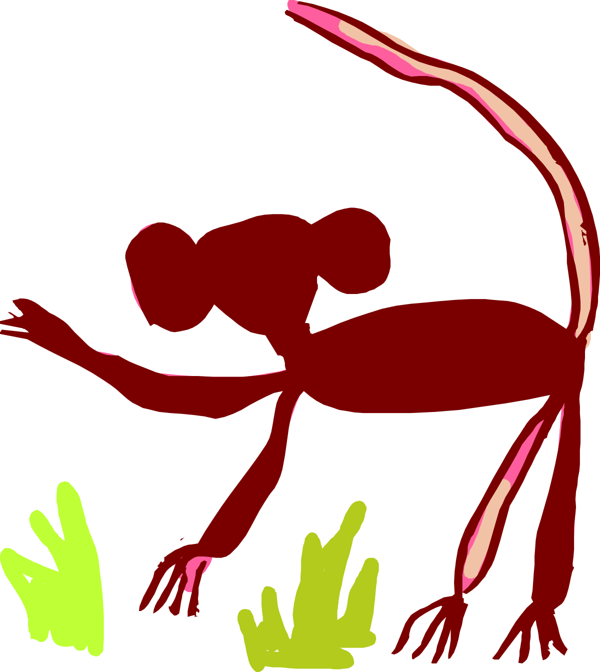 Dancing Woman in Red Dress Clipart for Vibrant Designs
