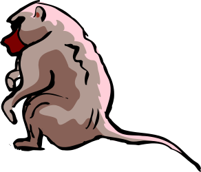 Cat Sitting on Its Back with Paw Up - Playful Clipart for Your Projects