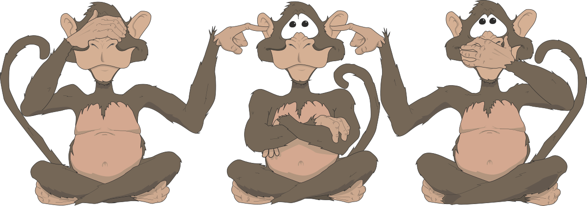 Monkeys Sitting and Standing Clipart - Fun Animal Illustrations