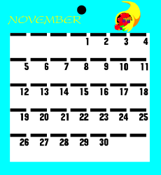 Calendar Clipart with Month Numbers - Perfect for Planning